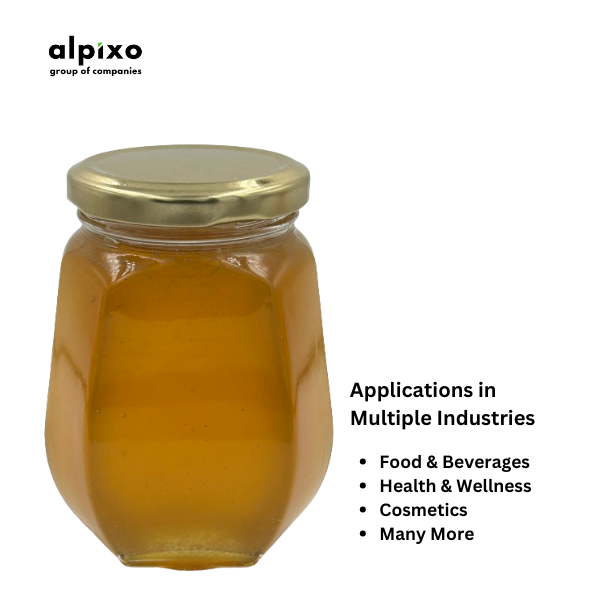 Sidr honey for retail, food, pharmaceuticals, and cosmetic applications.